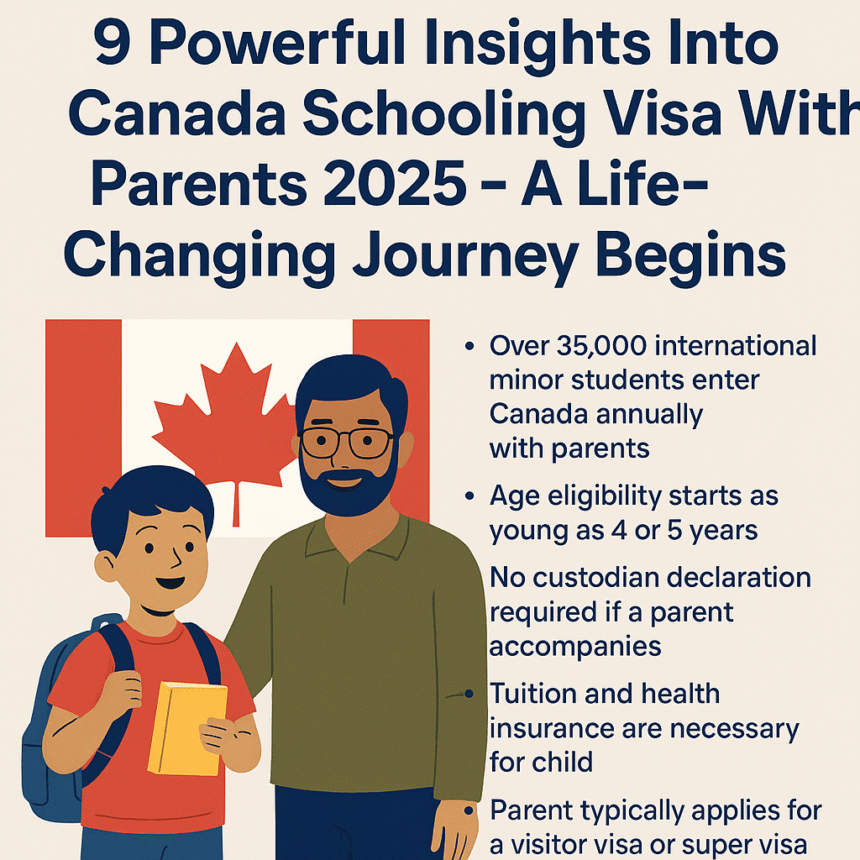 Canada Schooling Visa