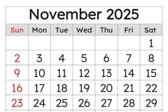 Important Days in November 2025