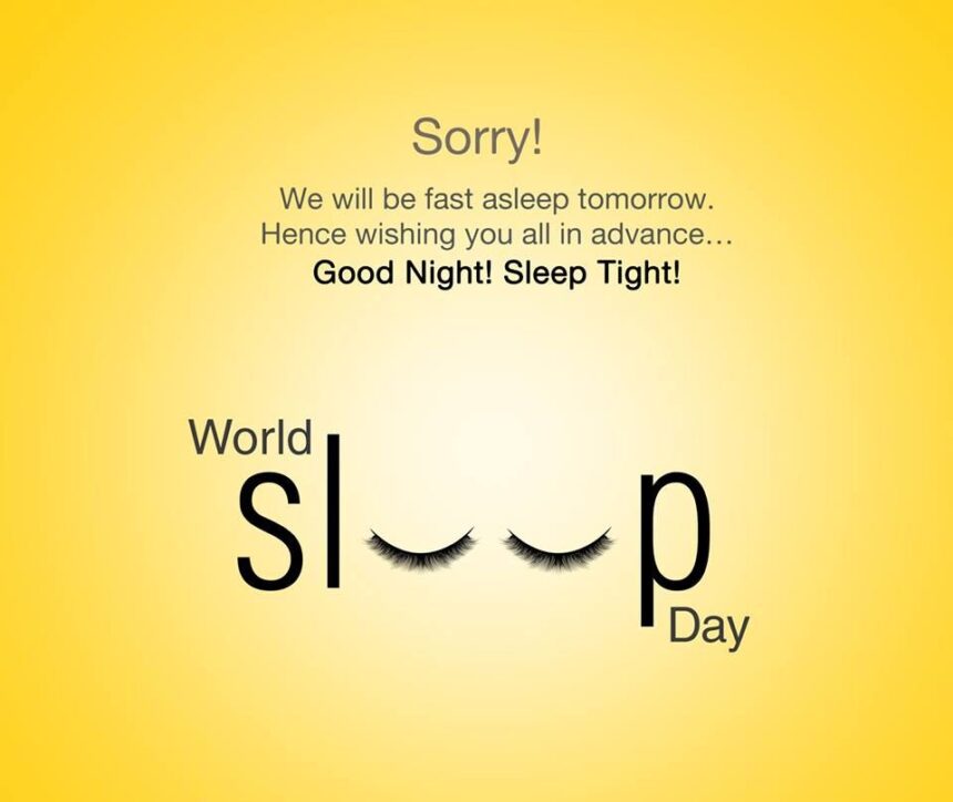 World Sleep Day