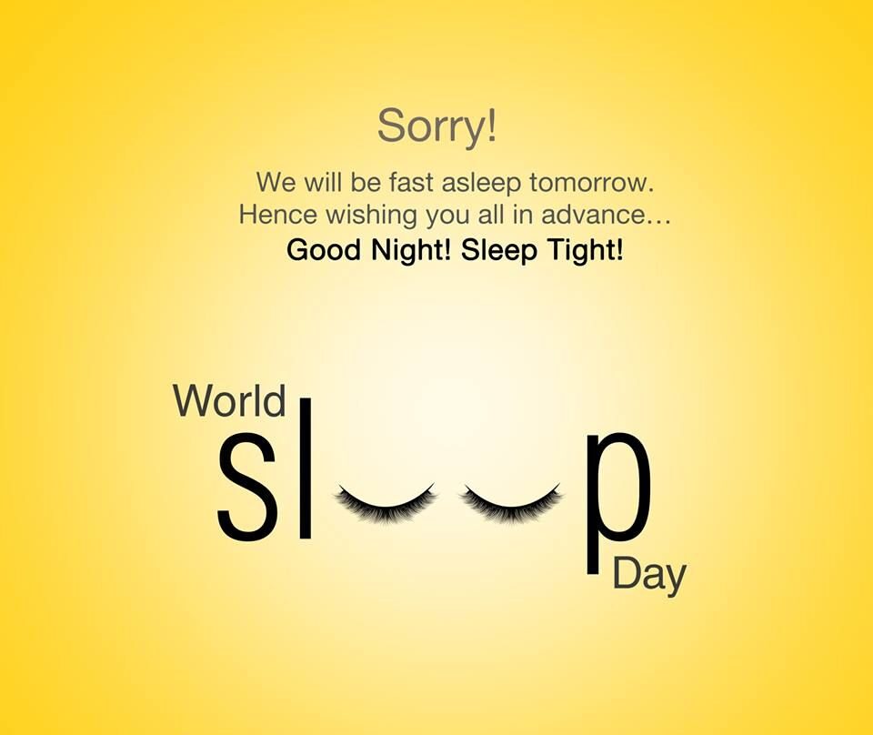World Sleep Day