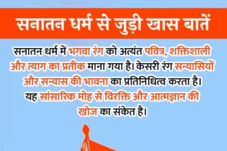 Saffron Colour in Sanatan Dharma