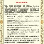 Biography Constitution of India