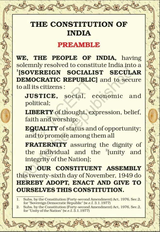 Biography Constitution of India