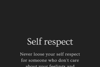 Self-Respect