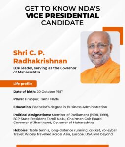 Shri C. P. Radhakrishnan