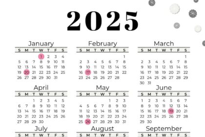 Important Days and Dates 2025