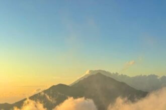 Climbing Mount Batur